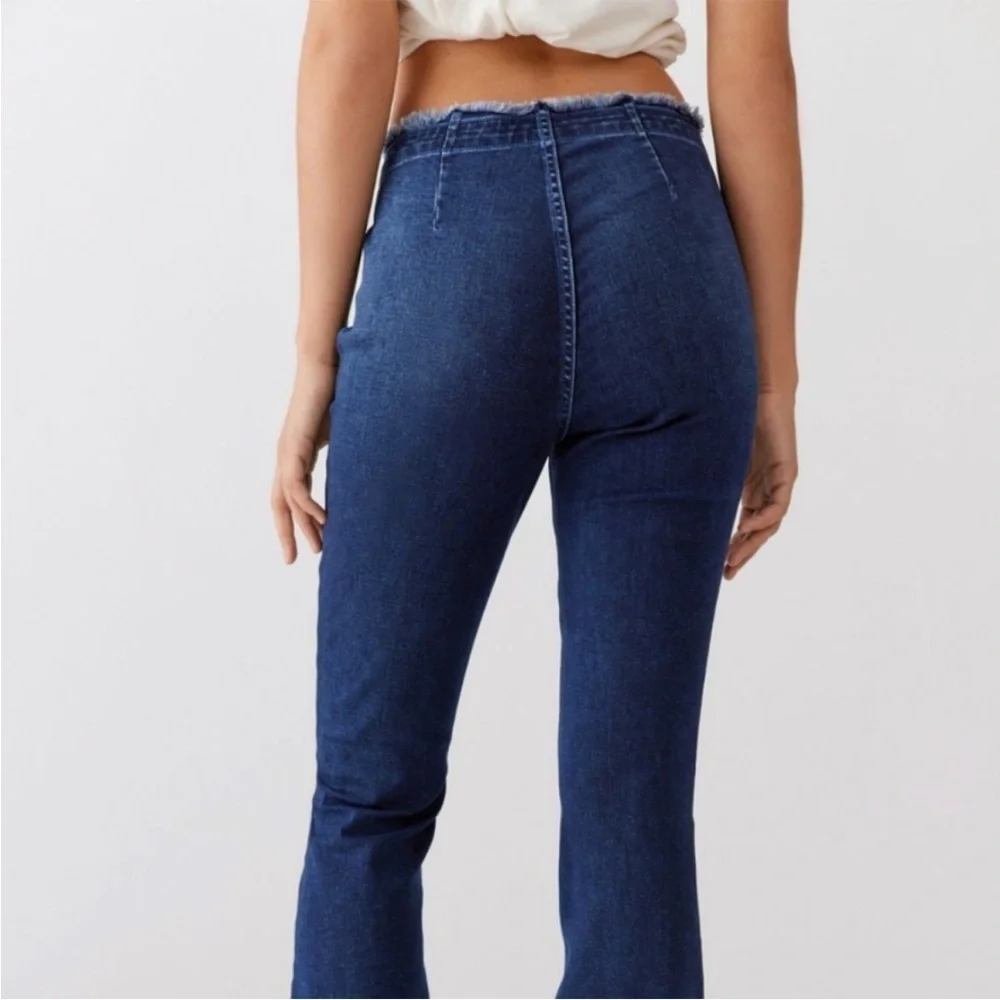 Urban Outfitters BDG Iona Y2K Zip Flare Jeans Size‎ 32